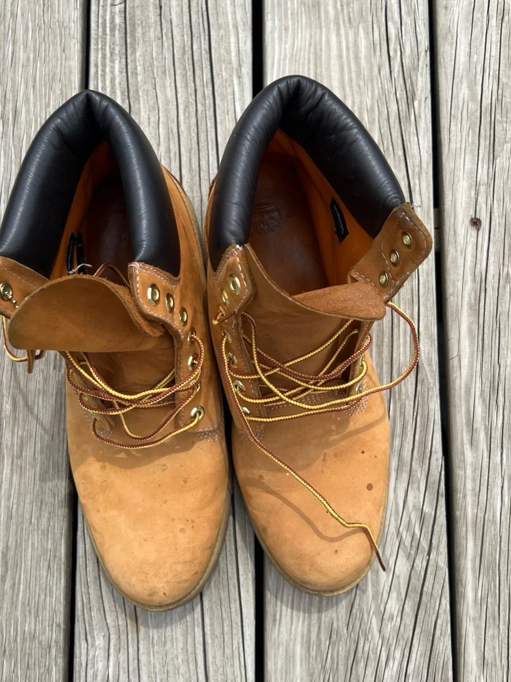 Timberland 6 Inch Premium Waterproof Boot 'Wheat' Nubuck Men’s Size 12